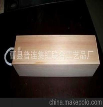 曹县联合工艺品厂供应高档木制红酒盒 礼品盒 木制包装盒